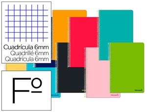 LLIBRETA A4 LIDERPAPEL QUADRICULA 8 MM | 8423473081963