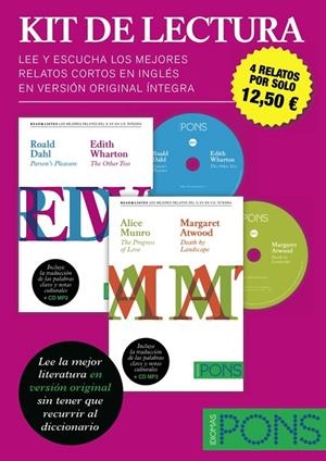 KIT DE LECTURA «READ & LISTEN» | 9788416057597 | DAHL, ROALD/WHARTON, EDITH/MUNRO, ALICE/ATWOOD, MARGARET