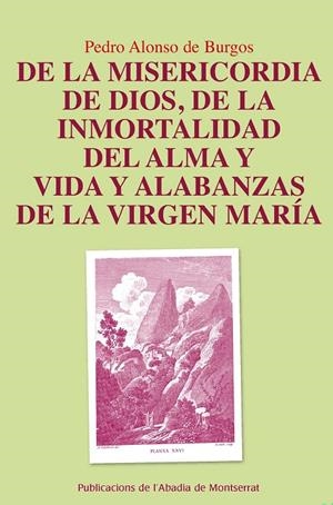 DE LA MISERICORDIA DE DIOS, DE LA INMORTALIDAD DEL ALMA Y ALABANZAS DE LA VIRGEN MARIA | 9788498836332 | ALONSO DE BURGOS, PEDRO