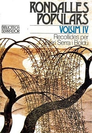 RONDALLES POPULARS, IV | 9788472027428 | SERRA I BOLDÚ, VALERI