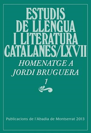 MISCEL·LÀNIA JORDI BRUGUERA, 1 | 9788498836431 | VARIOS AUTORES