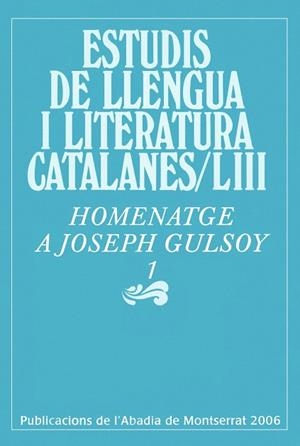 HOMENATGE A JOSEPH GULSOY, 1 | 9788484158431 | VARIOS AUTORES