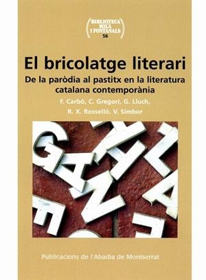 BRICOLATGE LITERARI, EL | 9788498830286 | SIMBOR ROIG, VICENT