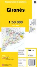 GIRONÈS : MAPA COMARCAL DE CATALUNYA | 9788439396659