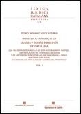TRADUCCIÓN AL CASTELLANO DE LOS USAGES Y DEMÁS DERECHOS DE CATALUÑA (VOL. I) | 9788439384847 | VIVES I CEBRIÀ, PEDRO NOLASCO