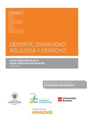 DEPORTE, DIVERSIDAD RELIGIOSA Y DERECHO | 9788413088761 | MESEGUER VELASCO, SILVIA / GARCIA-ANTON PALACIOS, E.