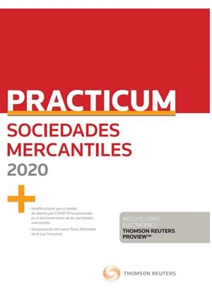 PRACTICUM SOCIEDADES MERCANTILES 2020 | 9788413088174 | THOMSON REUTERS, ARANZADI