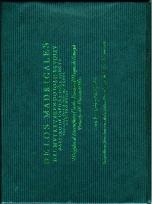 DE LOS MADRIGALES DEL MUY REVERENDO JOAN BRUDIEU, MAESTRO DE LA SANCTA IGLESIA DE LAS SEO DE URGEL, A CUATRO VOCES | 9788484091219 | VARIOS AUTORES