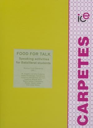 FOOD FOR TALK | 9788484093145 | CARREÑO CUBERES, M. ANGELS