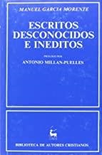 ESCRITOS DESCONOCIDOS E INÉDITOS | 9788422012849 | GARCÍA MORENTE, MANUEL