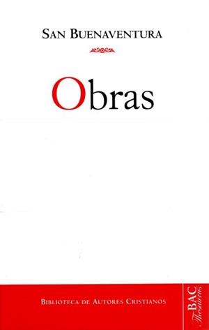 OBRAS DE SAN BUENAVENTURA | 9788422014812 | SAN BUENAVENTURA