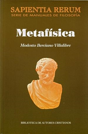 METAFÍSICA | 9788422015727 | BERCIANO VILLALIBRE, MODESTO
