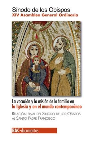VOCACIÓN Y LA MISIÓN DE LA FAMILIA EN LA IGLESIA Y EN EL MUNDO CONTEMPORÁNEO, LA | 9788422018629 | SÍNODO DE OBISPOS