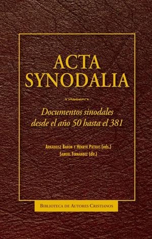 ACTA SYNODALIA | 9788422018797