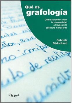 QUE ES... GRAFOLOGIA | 9789875820609 | BEDUCHAUD,GABRIELA
