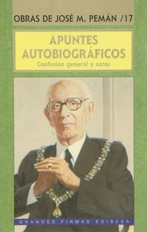APUNTES AUTOBIOGRÁFICOS | 9788489761568 | PEMÁN, JOSÉ MARÍA