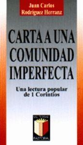 CARTA A UNA COMUNIDAD IMPERFECTA | 9788429313338 | RODRÍGUEZ HERRANZ, JUAN CARLOS