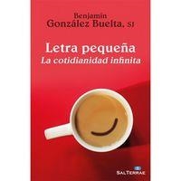 LETRA PEQUEÑA | 9788429324426 | GONZÁLEZ BUELTA, BENJAMÍN