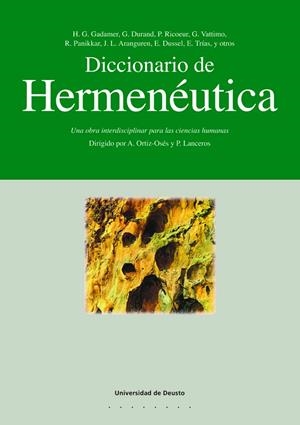 DICCIONARIO DE HERMENÉUTICA | 9788474859171 | VARIOS AUTORES