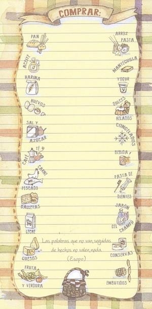 LISTA DE LA COMPRA | 9788415401025 | TODOLIBRO, EQUIPO