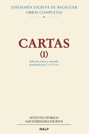 CARTAS I | 9788432152580 | ESCRIVA DE BALAGUER, JOSE MARIA