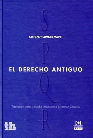 DERECHO ANTIGUO, EL | 9788416062140 | SIR HENRY SUMNER MAINE