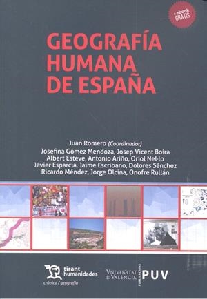 GEOGRAFÍA HUMANA DE ESPAÑA CURSO DE INTRODUCCIÓN | 9788416786657 | ARIÑO VILLARROYA, ANTONIO