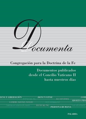 DOCUMENTA | 9788498401592 | CONGREGACIÓN PARA LA DOCTRINA DE LA FE
