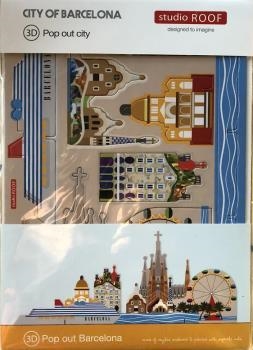 CIUDAD DE BARCELONA POP OUT (STUDIO ROOF) | 8718164512506