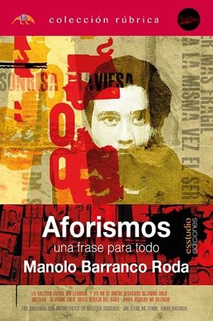 AFORISMOS UNA FRASE PARA TODO | 9788417980535 | BARRANCO RODA, MANOLO