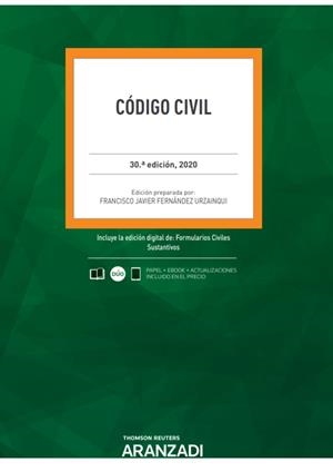 CODIGO CIVIL 30ª ED. 2020 | 9788413467078 | FERNÁNDEZ URZAINQUI, FRANCISCO JAVIER