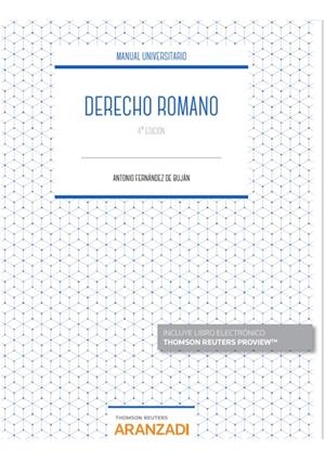 DERECHO ROMANO | 9788413450506 | FERNANDEZ DE BUJAN FERNANDEZ, ANTONIO