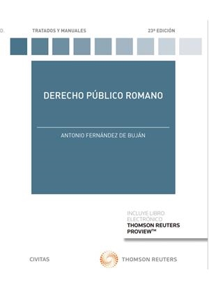 DERECHO PÚBLICO ROMANO | 9788413460550 | FERNANDEZ DE BUJAN FERNANDEZ, ANTONIO