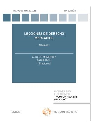 LECCIONES DE DERECHO MERCANTIL. VOL. 1 | 9788413086422 | MENÉNDEZ MENÉNDEZ, AURELIO