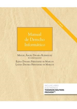MANUAL DE DERECHO INFORMATICO | 9788413464800 | DAVARA RODRIGUEZ, MIGUEL ANGEL