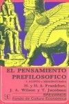 PENSAMIENTO PREFILOSÓFICO, I, EL : EGIPTO Y MESOPOTAMIA | 9788437501857 | FRANKFORT, HENRI