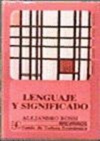 LENGUAJE Y SIGNIFICADO | 9789681632175 | ROSSI, ALEJANDRO
