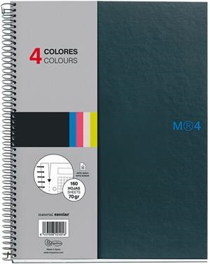 QUADERN NOTE BOOK A5 4 COLORS | 8422593021200