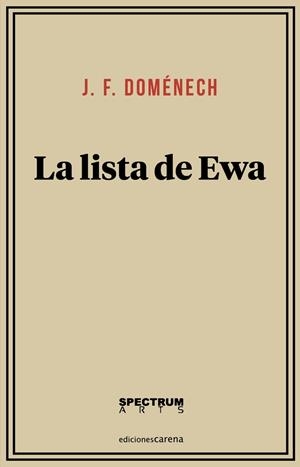 LISTA DE EWA, LA | 9788418323096 | DOMENECH, J. F.