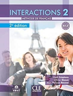 INTERACTIONS 2 - A1.2 - LIVRE + CD - 2º EDITIÓN | 9782090386943 | CRÉPIEUX, GAEL