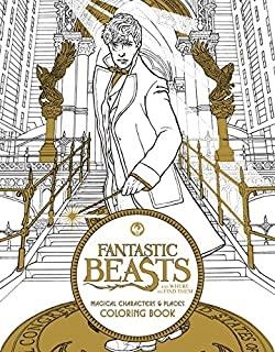 FANTASTIC BEASTS AND WHERE TO FIND THEM. MAGICAL CHARACTERS AND PLACES COLORING BOOK | 9780062571359