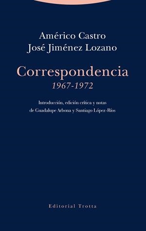 CORRESPONDENCIA (1967-1972) | 9788498798401 | CASTRO / JIMENEZ