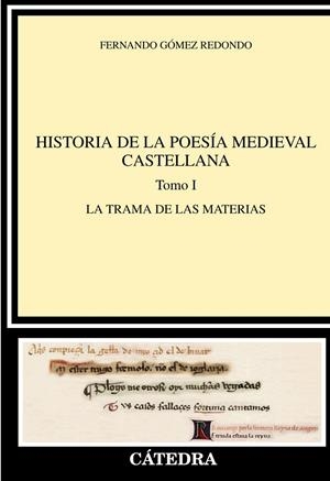 HISTORIA DE LA POESÍA MEDIEVAL CASTELLANA  I | 9788437641867 | GÓMEZ REDONDO, FERNANDO