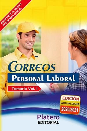 PERSONAL LABORAL DE CORREOS. TEMARIO. VOLUMEN I EDIC 2020-21 | 9788412180237 | GARCIA RODRIGUEZ, JOSE