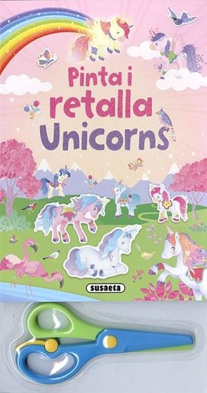 PINTA I RETALLA UNICORNS. COLOR ROSA | 9788467775303 | SUSAETA, EQUIP