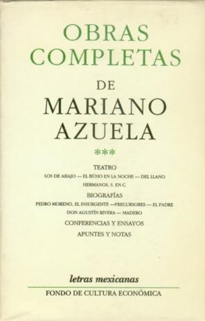 OBRAS COMPLETAS, III | 9789681642846 | AZUELA, MARIANO