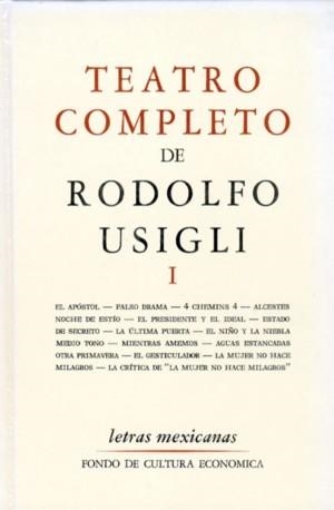 TEATRO COMPLETO, I | 9789681602017 | USIGLI, RODOLFO