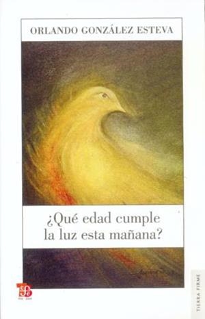 ¿QUÉ EDAD CUMPLE LA LUZ ESTA MAÑANA? ANTOLOGÍA | 9789681682897 | GONZÁLEZ ESTEVA, ORLANDO