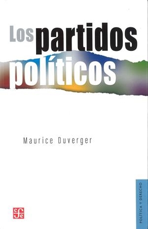 PARTIDOS POLÍTICOS, LOS | 9789681602864 | DUVERGER, MAURICE