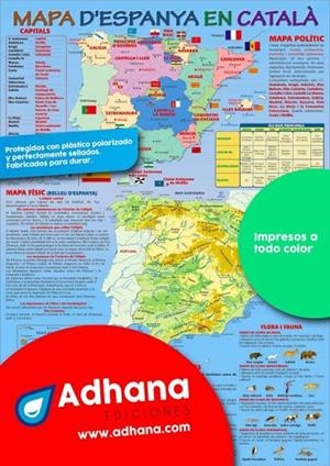 MAPA-PÒSTER D'ESPANYA EN CATALÀ | 8436005168650